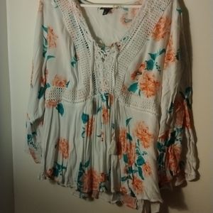 Floral Top Size 1 Torrid